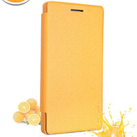 Полиуретановый чехол Nillkin Sparkle Leather Case Orange для Nokia Lumia 930