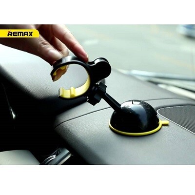 Универсальный автомобильный держатель Remax RM-C02 на стекло или торпеду(4)