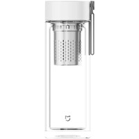 Двухслойная стеклянная бутылка для заваривания чая Mijia Double-layer Glass 400ml (MJBLB01PL)