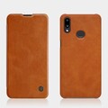 Кожаный чехол Nillkin Qin Leather Case Коричневый для Samsung Galaxy A10s(#4)