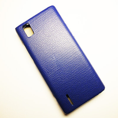 Кожаный чехол Armor Case Blue для Huawei Ascend P2(2)