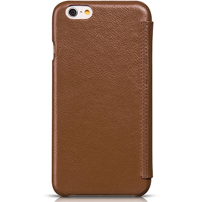 Кожаный чехол HOCO Premium Folder Series Brown для Apple iPhone 6/6s(3)