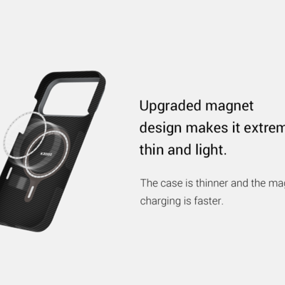 Кевларовый чехол KZDOO Mag Kevlar Чёрный для Apple iPhone Air(3)