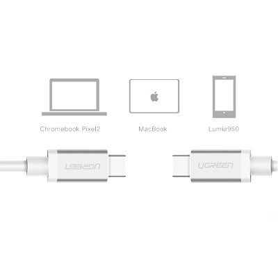 Кабель зарядки и синхронизации Ugreen Type-C to USB Type-C 1.5 метра(4)