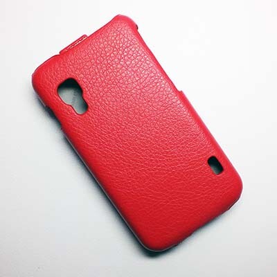 Кожаный чехол Armor Case Red для LG Optimus L5 II Dual E455(2)