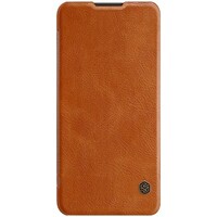 Кожаный чехол Nillkin Qin Leather Case Коричневый для Huawei P30 Lite