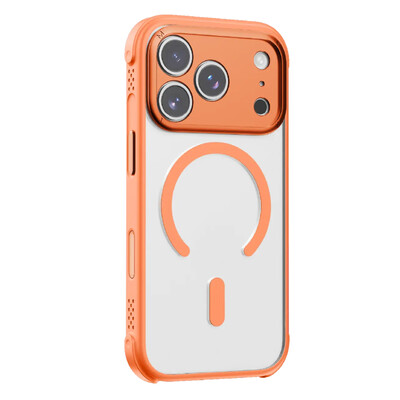 Защитный чехол Momax CaseFORM Air Magnetic Case оранжевый для Apple iPhone 17 Pro Max(1)