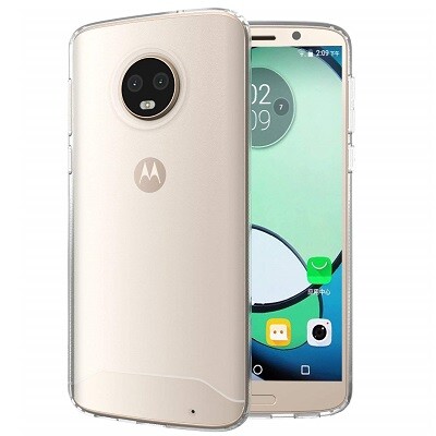 Силиконовый чехол TPU Case 0.6mm прозрачный для Motorola Moto G6 Plus(1)