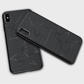 Силиконовая наладка Nillkin Magic Case Black с пластинами для автодержателя для Apple iPhone XS Max(#3)