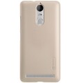 Пластиковый чехол с пленкой Nillkin Super Frosted Shield Gold для Lenovo K5 Note/A7020(#1)