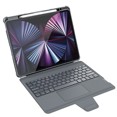 Чехол клавиатура Nillkin Bumper Combo Keyboard Case Backlit Version Серый для Apple iPad Pro 12.9 (2018)(1)