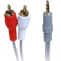 Аудио-кабель соединительный 3.5 Jack M - 2xRCA M на два тюльпана