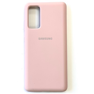 Силиконовый чехол Silicone Case светло-розовый для Samsung Galaxy S20 FE(1)
