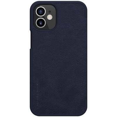 Кожаный чехол Nillkin Qin Leather Case Синий для Apple iPhone 12(2)
