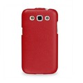 Кожаный чехол-книга Melkco Leather Case Red LC для Samsung i8552 Galaxy Win Duos(#2)