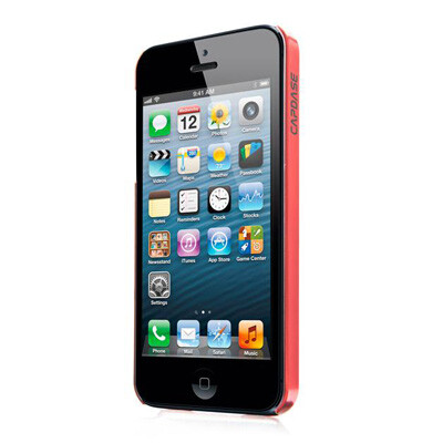Пластиковый чехол Capdase Karapase Silva Satin Red для Apple iPhone 5/5s/SE(2)