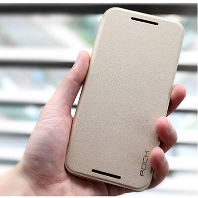 Полиуретановый чехол ROCK Touch Series Gold для HTC One M9(2)