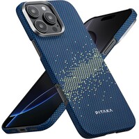 Чехол-накладка Pitaka Tactile Woven Case StarPeak (KI1601PMYG) Milky Way Galaxy для Apple iPhone 16 Pro