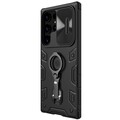 Противоударная-накладка Nillkin CamShield Armor Pro Черная для Samsung Galaxy S23 Ultra(#3)