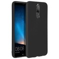 Силиконовый чехол TPU Matte Case 1mm черный для Huawei Mate 10 Lite\ Nova 2i(#1)