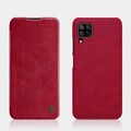 Кожаный чехол Nillkin Qin Leather Case Красный для Huawei P40 Lite / Nova 7i / Nova 6 SE(#4)
