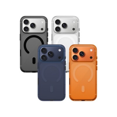 Пластиковый чехол KZDOO Iceguard Magsafe оранжевый для Apple iPhone 17 Pro(8)
