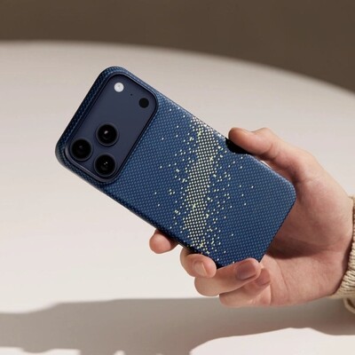 Кевларовый чехол с Magsafe Pitaka Ultra-Slim Milky Way Galaxy PitaTap (KI1705MP) для Apple iPhone 17 Pro(3)