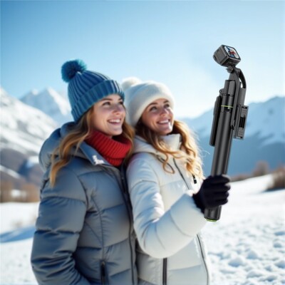 Штатив с функцией отслеживания лица Acefast E41 selfie stick with automatic tripod and face tracking(9)