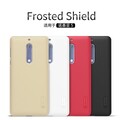 Пластиковый чехол с пленкой Nillkin Super Frosted Shield Red для Nokia 5(#4)
