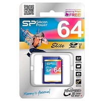 Карта памяти Silicon Power SDHC Card 64GB Class 10