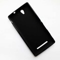 Силиконовый чехол Becolor Black Mat для Sony Xperia C3 S55t(#2)