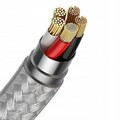 Кабель Baseus Zinc Magnetic Safe Fast Charging Data Cable USB to Lightning 2.4A (CALXC-KG1) магнитный 1m черный(#7)