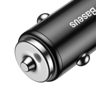 Автомобильное зарядное устройство Baseus Small Crew 3.4A CAXLD-C01 черный(2)