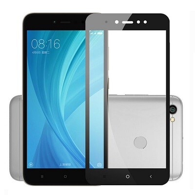 Противоударное защитное стекло Full Screen Cover 0.33 mm Black для Xiaomi Redmi Note 5A Prime (3/32Gb & 4/64Gb)(1)