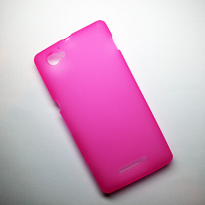 Силиконовый чехол Becolor Pink Mat для Sony Xperia M/C1905 Dual(1)