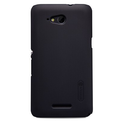 Пластиковый чехол с пленкой Nillkin Super Frosted Shield Black для Sony Xperia E4G(1)