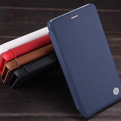 Полиуретановый чехол Nillkin Ming Series Blue для Huawei Honor 6 Plus(3)