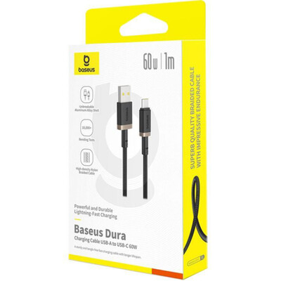 Кабель USB-A to USB-C Baseus Dura Series, 60W, 3A, P10377802U01-00, золотой(8)