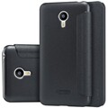 Полиуретановый чехол Nillkin Sparkle Leather Case Black для Meizu M2 Note(#3)