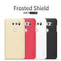 Пластиковый чехол с пленкой Nillkin Super Frosted Shield Золотой для LG V30(#4)