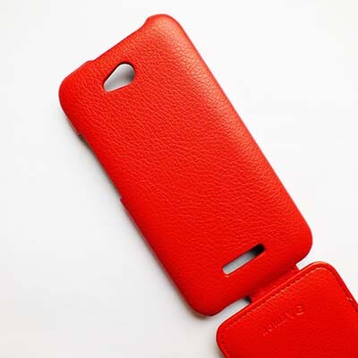 Кожаный чехол Armor Case Red для HTC Desire 616 Dual Sim(4)