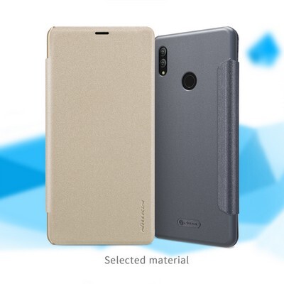 Полиуретановый чехол книга Nillkin Sparkle Leather Case Черный для Huawei Honor Note 10(3)