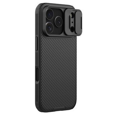 Чехол с защитой камеры Nillkin CamShield Pro Magnetic черный для Apple iPhone 17 Pro Max(2)