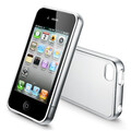 Пластиковый чехол SGP Linear Color Series Silver для Apple iPhone 4/4S(#3)