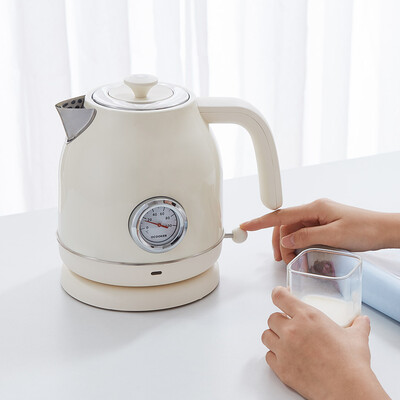 Чайник Xiaomi Qcooker Electric Kettle с датчиком температуры (QS-1701) бежевый(4)