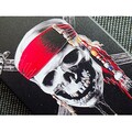 Пластиковый чехол Skull Case Black для Apple iPhone 5/5s/SE(#3)