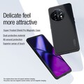 Пластиковый чехол с пластиной Magsafe Nillkin Super Frosted Shield Pro Magnetic Case Черный для OnePlus 11(#8)