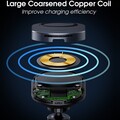 Автомобильный держатель с беспроводной зарядкой  UGREEN CD256-40118, 15W, автоматический, черно-серый(#7)