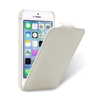 Кожаный чехол-книга Melkco Leather Case White LC для Apple iPhone 5c