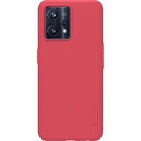 Пластиковый чехол с подставкой Nillkin Super Frosted Shield Красный для Realme 9 Pro Plus